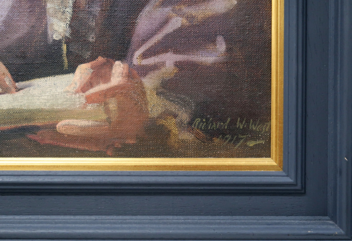 THE STRAW BONNET by Richard William West