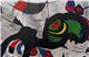 Miro Lithograph 1971 "Le Belier Fleuri" from Derrier Le Miroir, Paris
