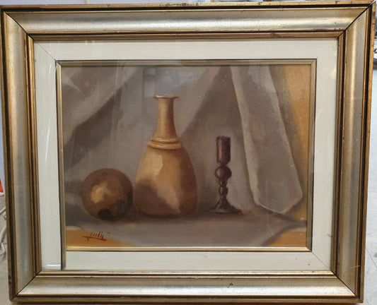 Stunning set of Italian School still life in the style of Morandi