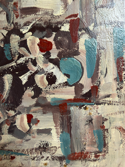 Alvaro Danti (Livorno Italy, 1911-1985) 1950/60’s Interesting Italian Abstract