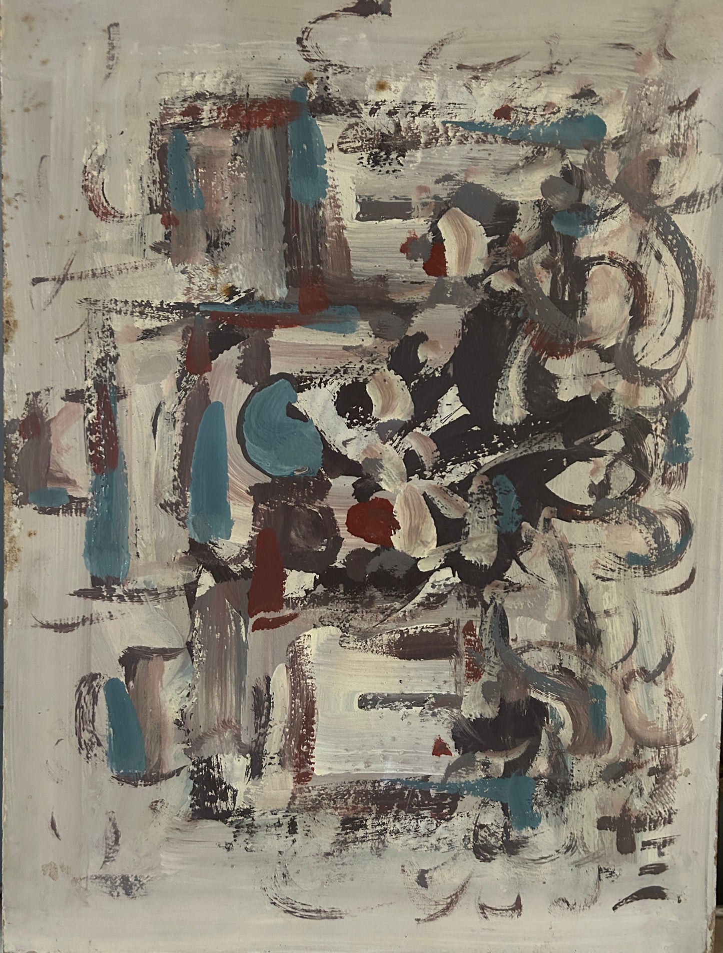 Alvaro Danti (Livorno Italy, 1911-1985) 1950/60’s Interesting Italian Abstract