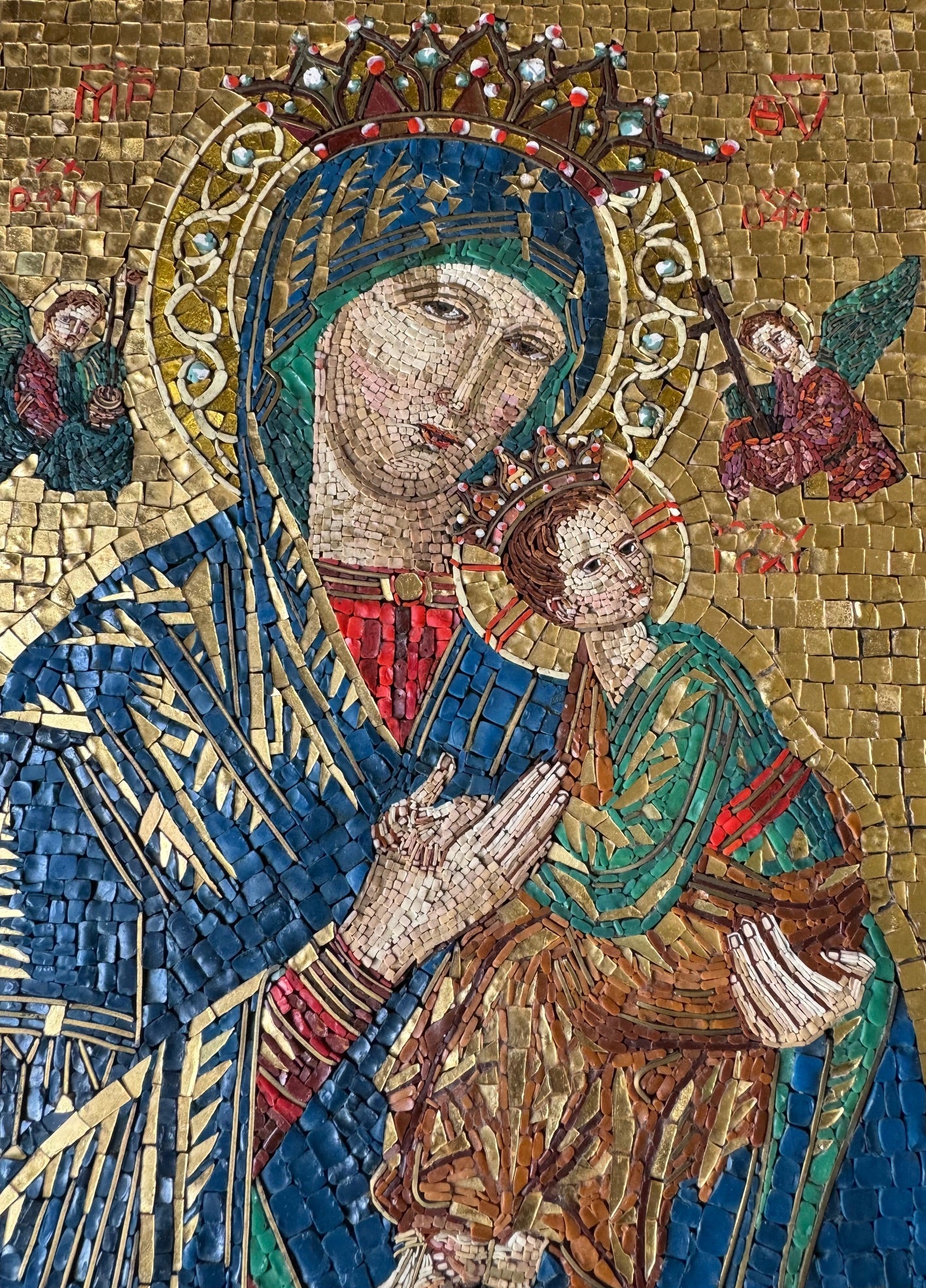 MICROMOSAIC PANEL BY LORENZO CASSIO, VATICAN MOSAIC STUDIO C1900