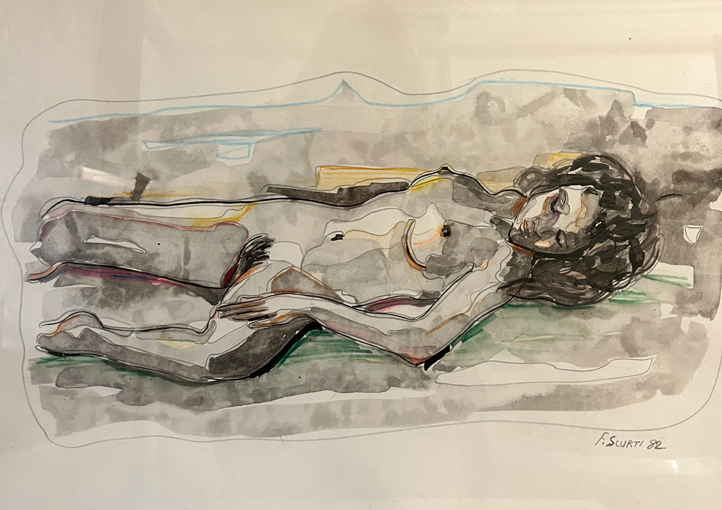 Reclining Nude by Franck Scurti