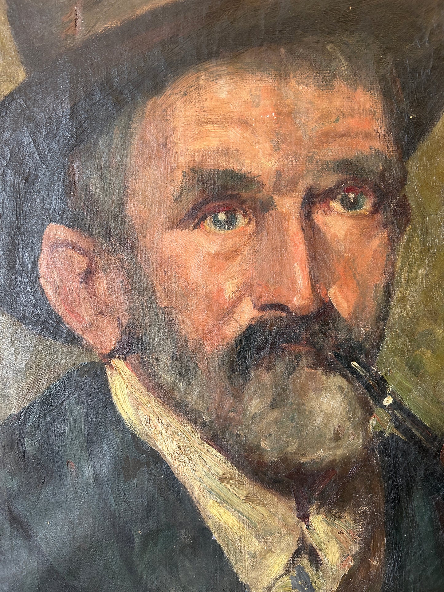 Ritratto italiano della fine del XIX e dell'inizio del XX secolo di un uomo italiano