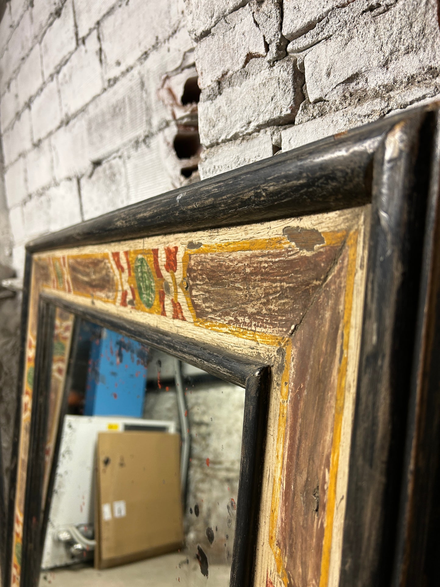 Antique Italian (early 19th Century) Carved Wood Casetta Frame Mirrors