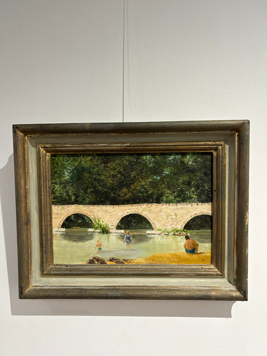 The Bridge at Le Saillant by Tom Kirkwood