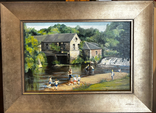 "Summer In Pollock Park" Oil Painting