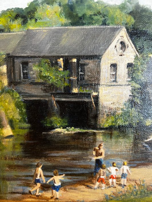 "Summer In Pollock Park" Oil Painting