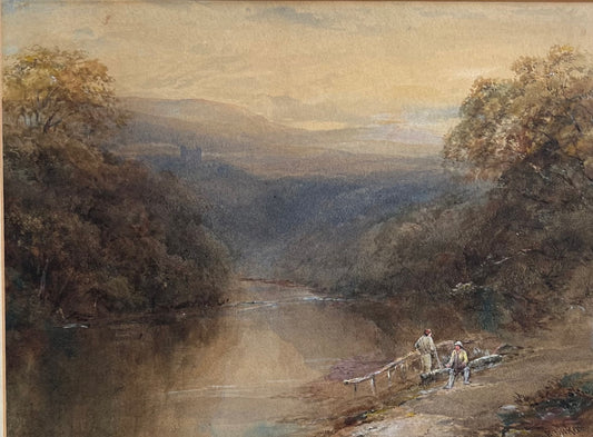 Barden Tower, Wharfedale (Yorkshire) di Edward Tucker 1830 - 1909