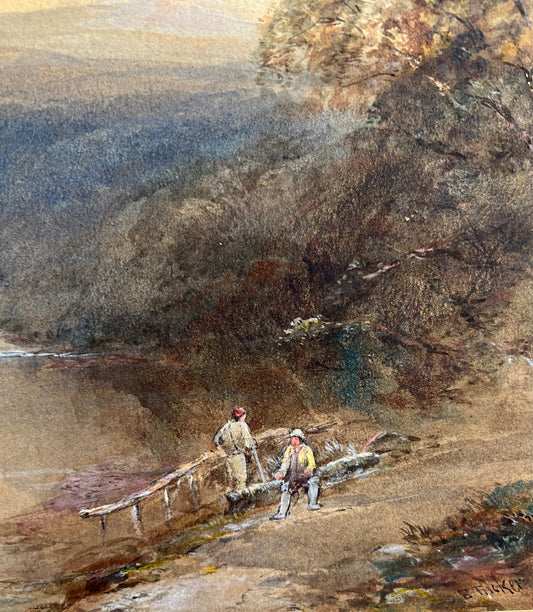 Barden Tower, Wharfedale (Yorkshire) di Edward Tucker 1830 - 1909