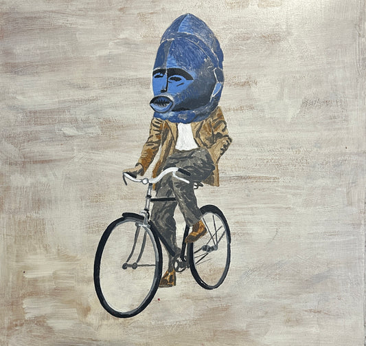 David Caines "Re Cycle" Oil on Canvas