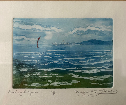 MARGARET E. L. LEVINSON Signed ETCHING