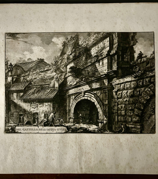 Etching by Giovanni Battista Piranesi