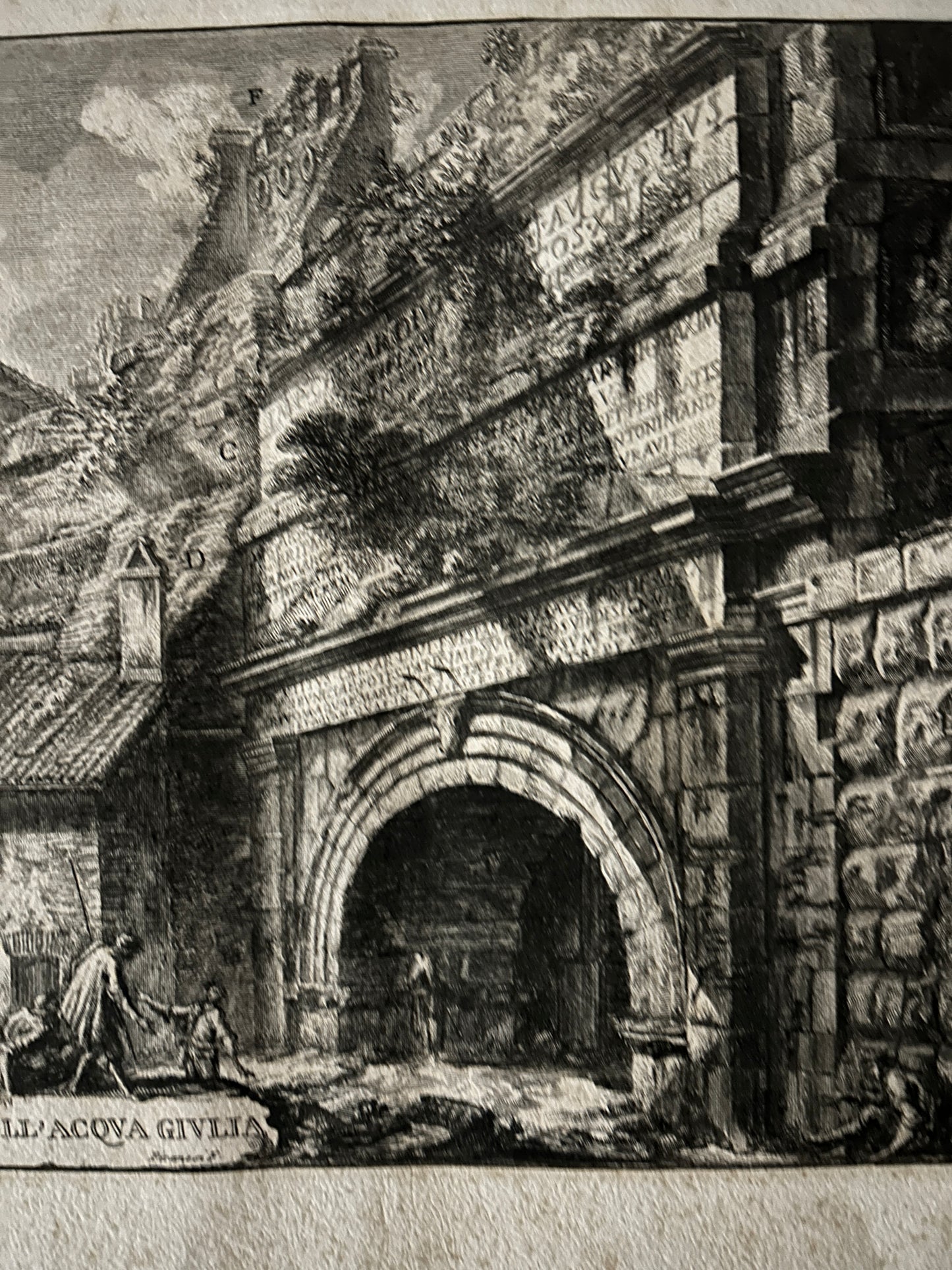 Etching by Giovanni Battista Piranesi