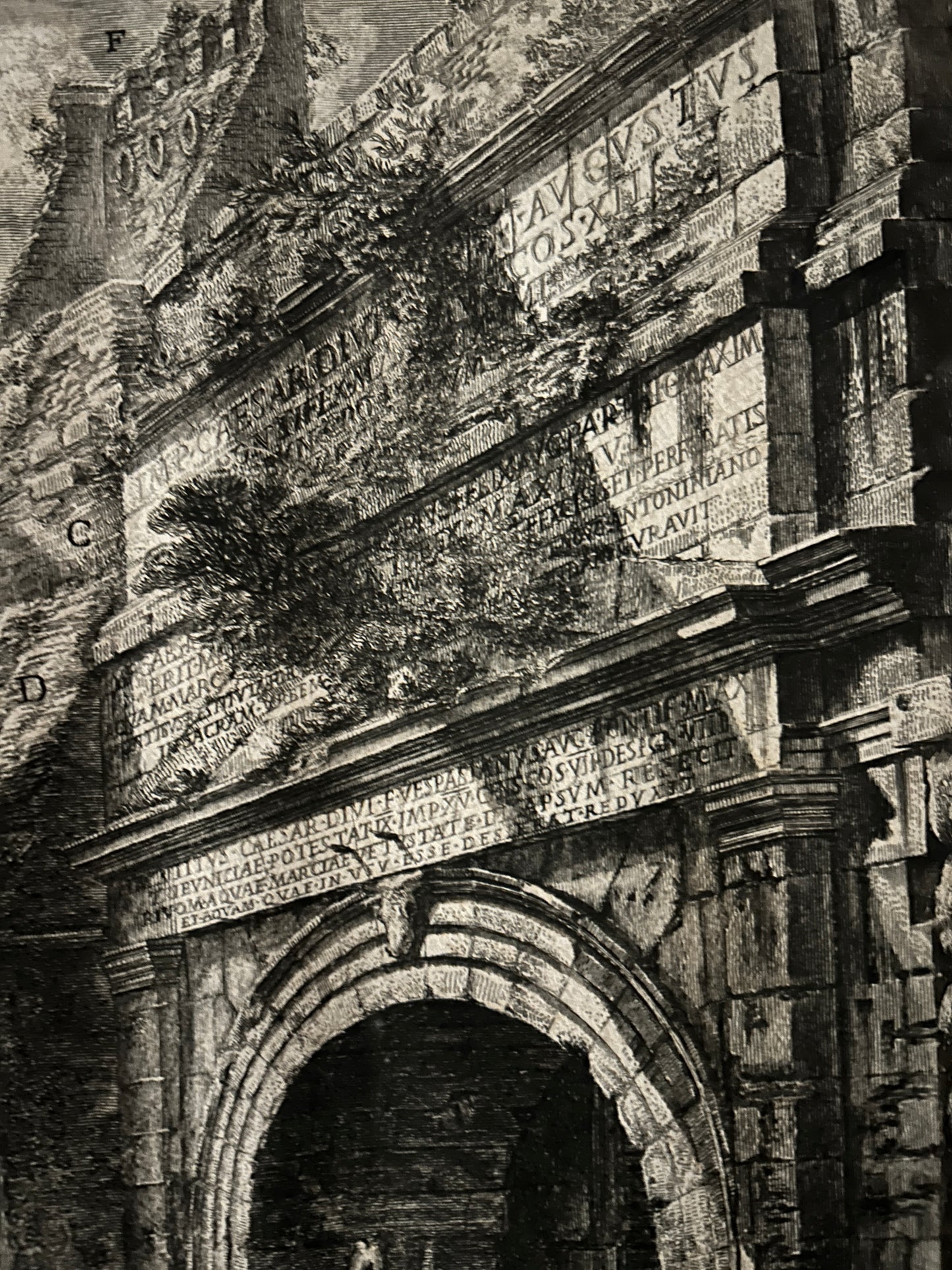 Etching by Giovanni Battista Piranesi
