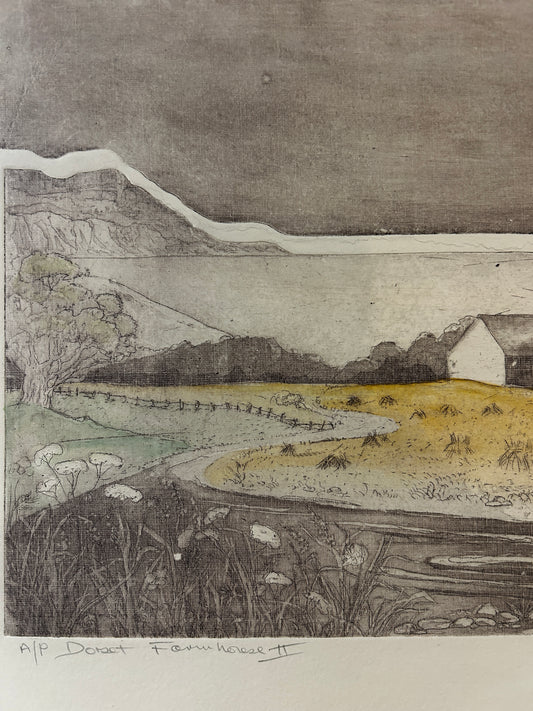 Dorset Farmhouse II by the British Artist Margaret Estelle Zelda Levinson