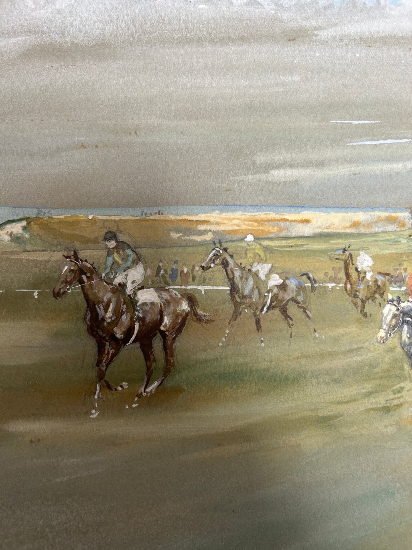 Cheltenham Races by Michael Lyne C1950