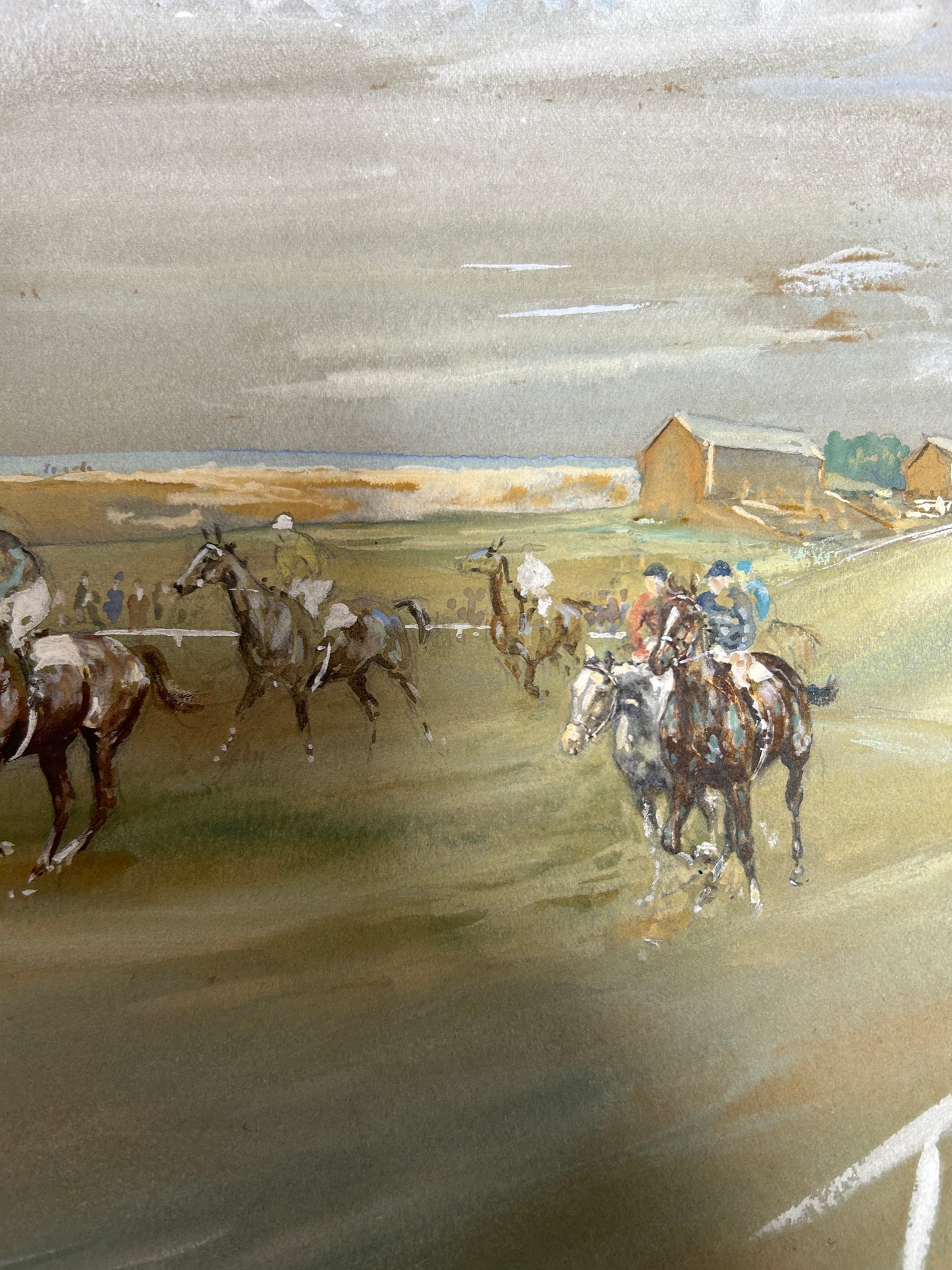 Cheltenham Races by Michael Lyne C1950