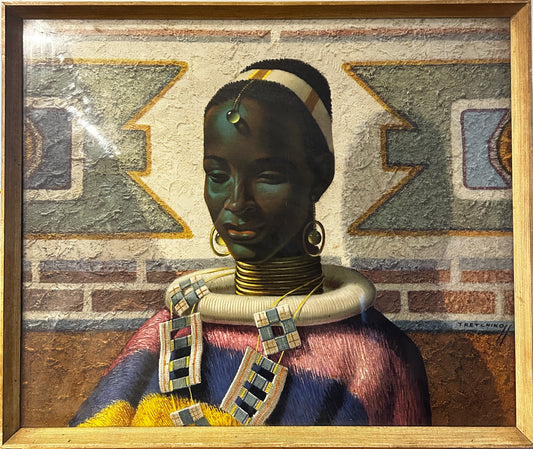 Rare “Ndebele Girl” print by Vladimir Tretchikoff