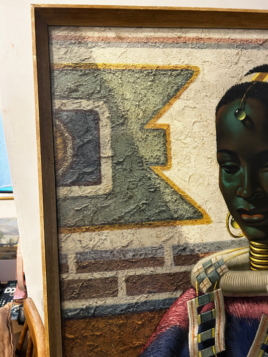 Rare “Ndebele Girl” print by Vladimir Tretchikoff
