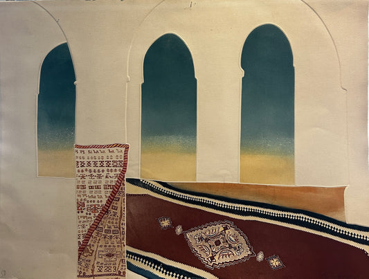 Rima Farah Limited Edition Embossed Signed Etching