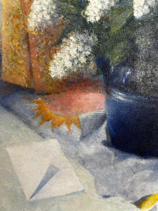 Still Life Spring Floral Oil on Canvas