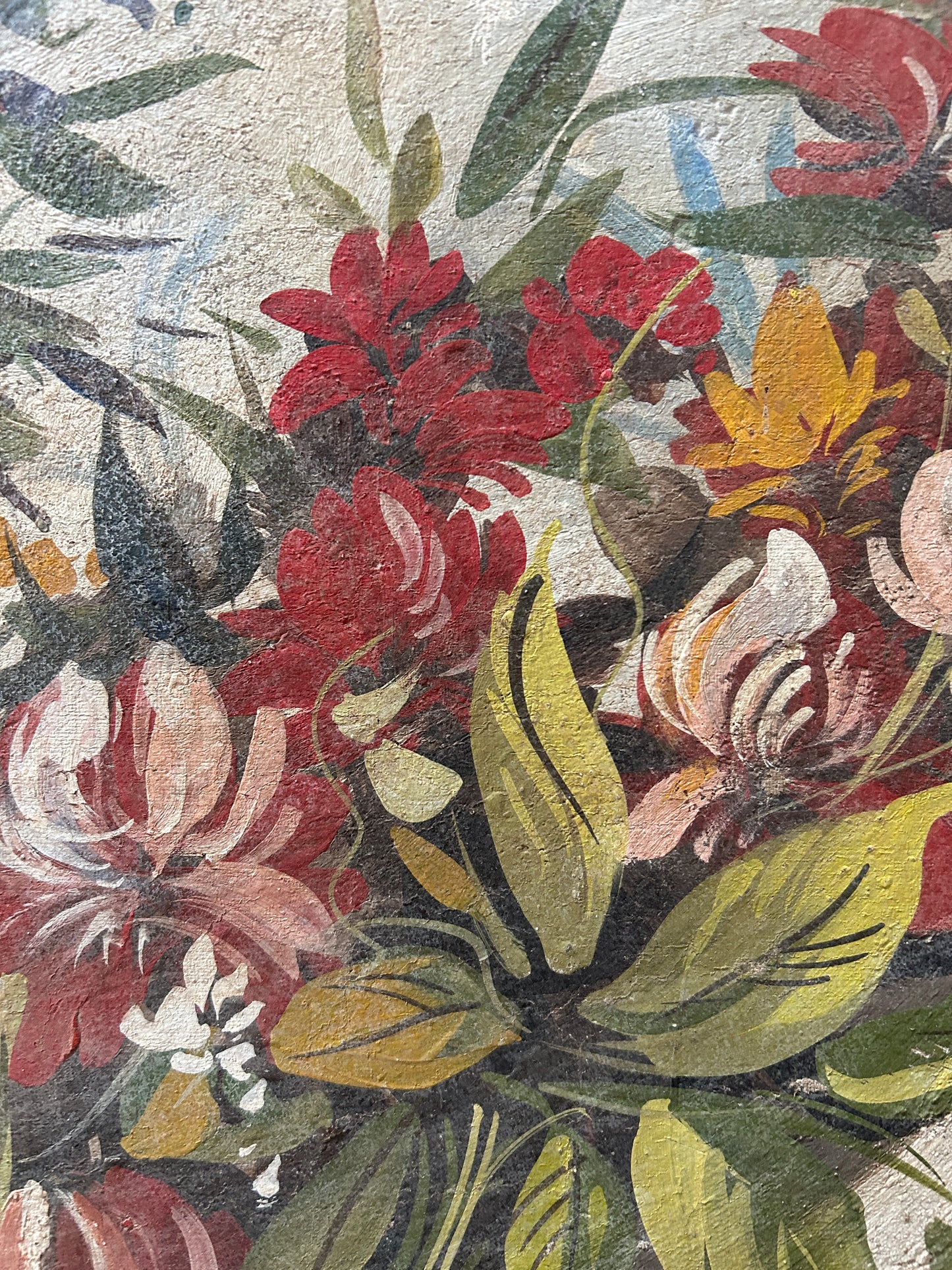 Trompe l'oeil floreale