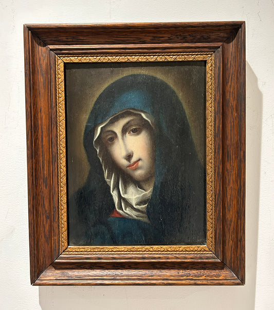 La Vergine Maria Olio su tavola (XVIII secolo o precedente)