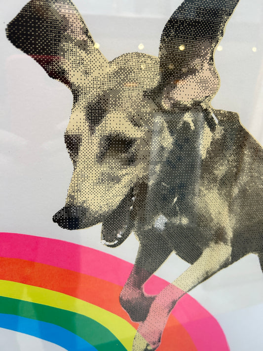 ”Over the Rainbow” Ltd edition screen print by Charlotte Gerrard