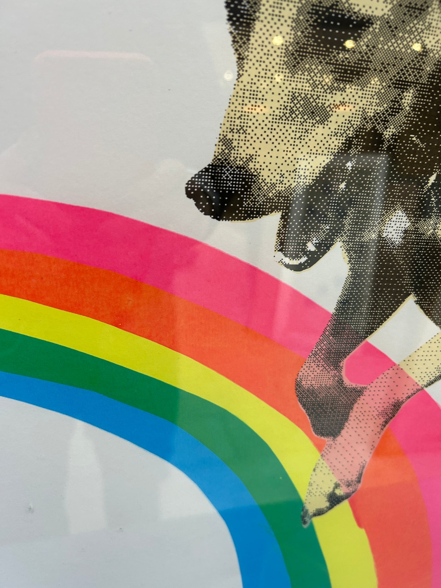 ”Over the Rainbow” Ltd edition screen print by Charlotte Gerrard