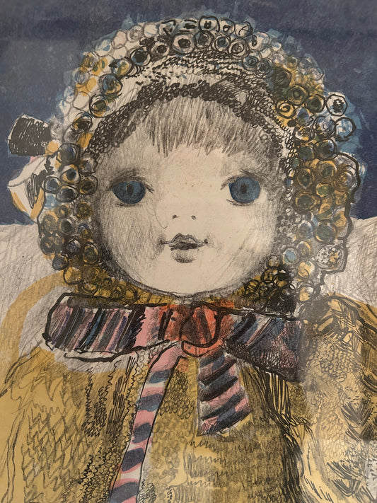 Pencil and Watercolour Italian Nursery Rhyme  Drawing