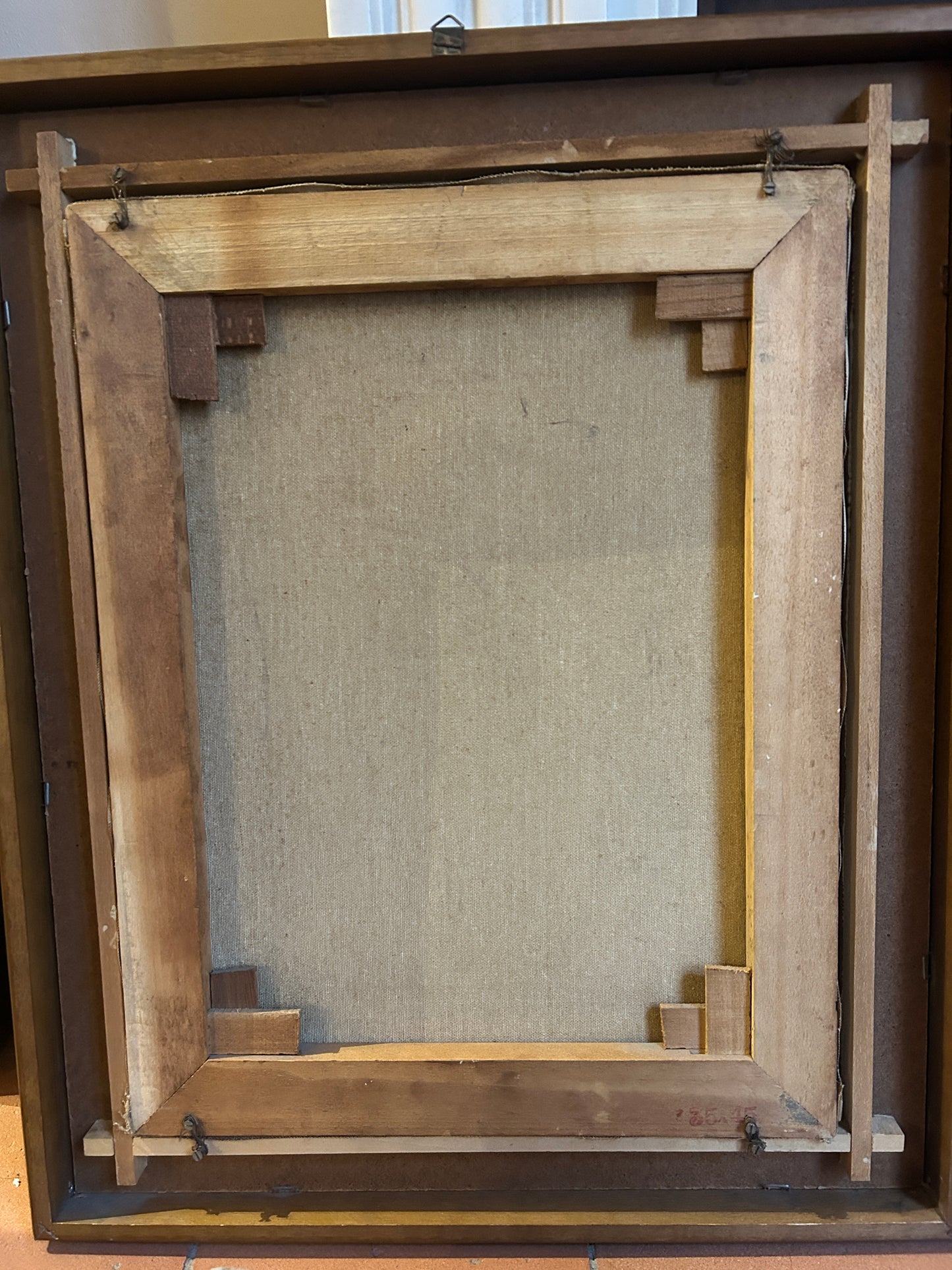 A Cheerful Mid Century Modern Still Life of Red Poppies