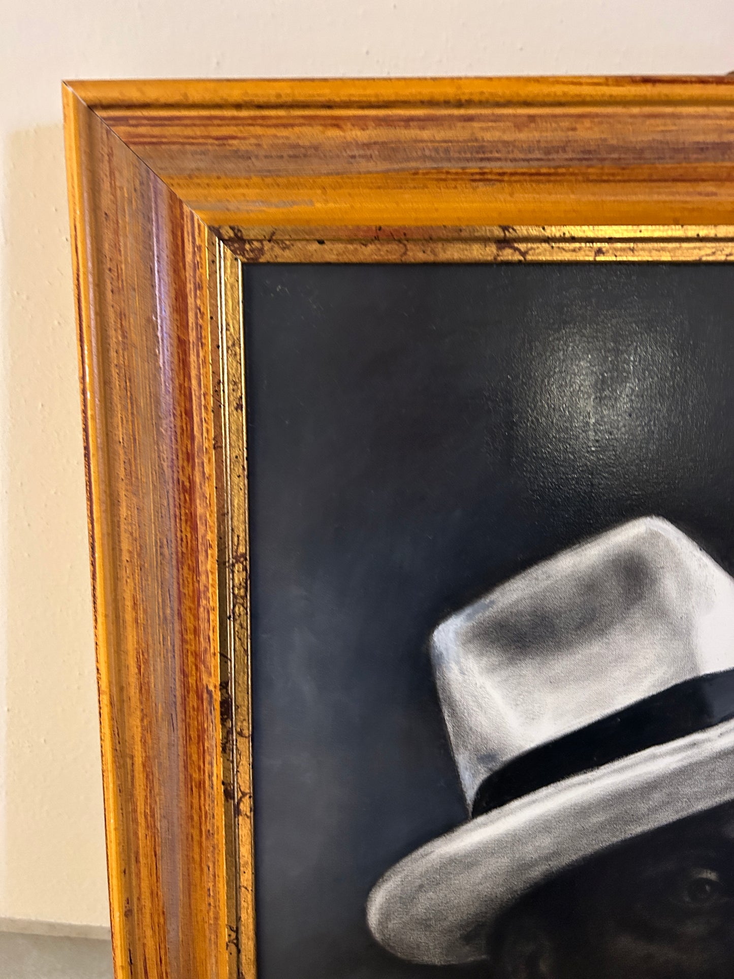 Un Olio Contemporaneo Su Tela del Maestro Giacomo Puccini