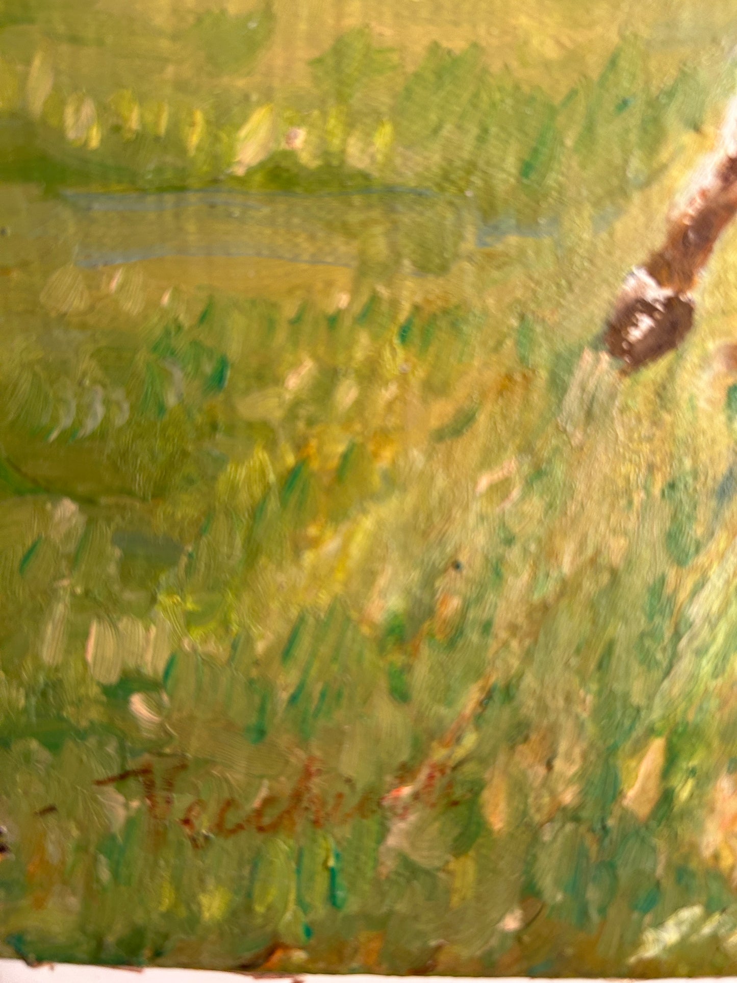 “A Simple Time” Oil on Board Circa 1940/50’s