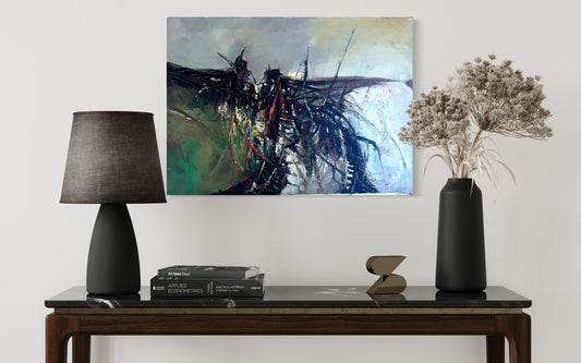 Italian Abstract by Ezio Bruzzone 1924-2015