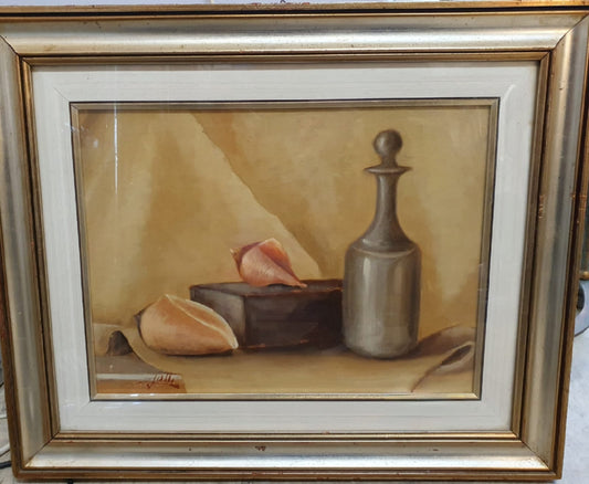 Stunning set of Italian School still life in the style of Morandi