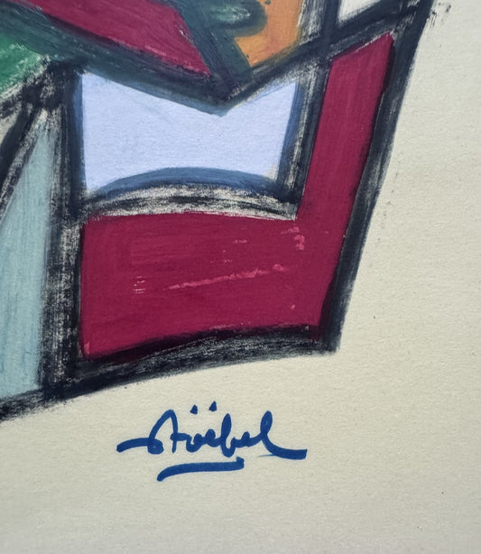 Abstract by The French artist Edgar Stoëbel (1909–2001)