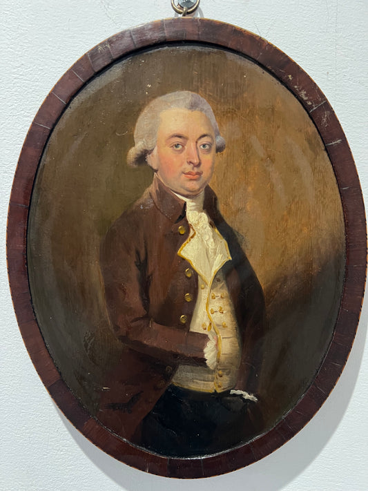 Ritratto ovale della fine del XVIII e dell'inizio del XIX secolo