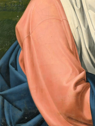 OLIO SU TELA DI INIZIO XIX SECOLO STUDIO DELLA MADONNA