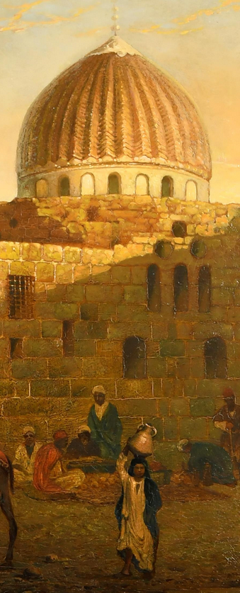 Angolo nord-ovest della Moschea Sayed Zainab Cairo C1880