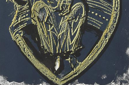 1977 JOHN PIPER 1903 - 1992 SIGNED LITHOGRAPH "MADONNA AND CHILD"