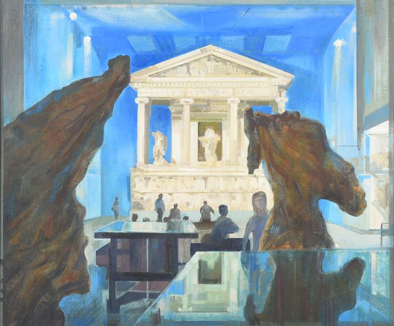 NEREID MONUMENT FROM XANTHOS, LYCIA AT THE BRITISH MUSEUM 1988