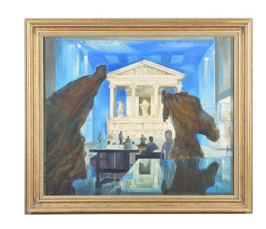 NEREID MONUMENT FROM XANTHOS, LYCIA AT THE BRITISH MUSEUM 1988