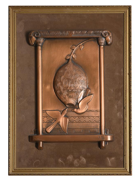 ROBERT BAIN (BRITISH/SOUTH AFRICAN 1911-1973) BIRDS COLLECTING THE NECTAR 1963