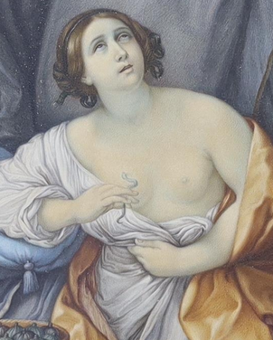 C1840S GRAND TOUR OLIO A BORDO "CLEOPATRA CON L'ASP"