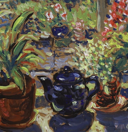 Still life with Flowers in Vases c1970s