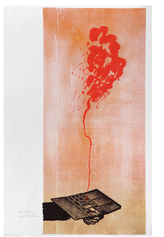 RED PAINT from the 'Seven colours' series By Michael Rothenstein 1903 - 1993
