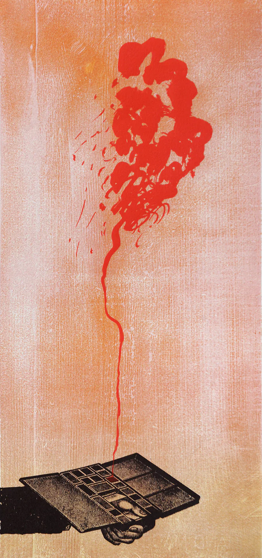 RED PAINT from the 'Seven colours' series By Michael Rothenstein 1903 - 1993