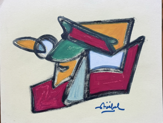 Abstract by The French artist Edgar Stoëbel (1909–2001)