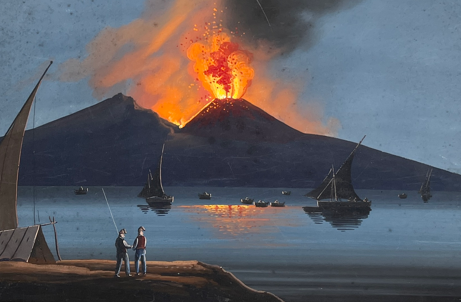 Extraordinary set of 19th Century Italian Paintings by Gioacchino La Piro